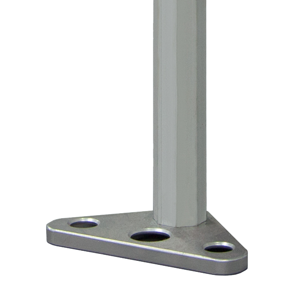 Steel feet ensure your tent remains stable at all times Steel feet ensure your tent remains stable at all times