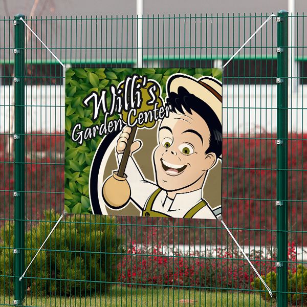 Great for outdoor use on fences