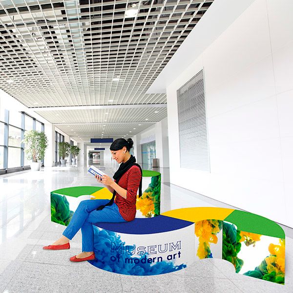 Great for museums and other buildings with support columns