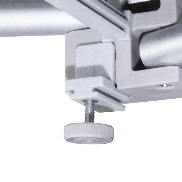 Features adjustable feet to allow you to level out your display