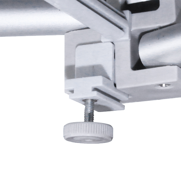 Features adjustable feet to allow you to level out your display