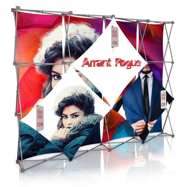 Stretch Panel Pop Up Booth 9.8ft x 7.4ft - 4301