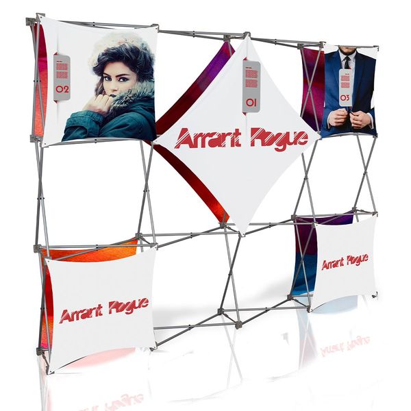 Stretch Panel Pop Up Booth 9.8ft x 7.4ft - 4320
