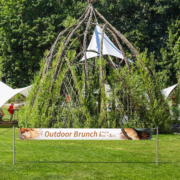 Promote your outdoor event with ease and in style Promote your outdoor event with ease and in style