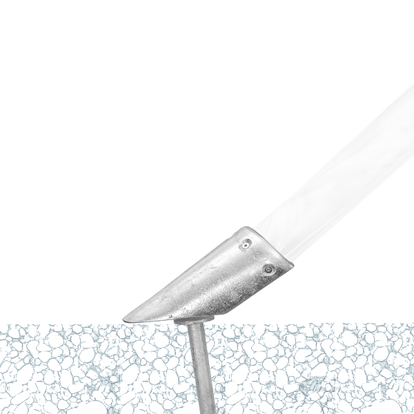 Tent feet cover stakes to prevent trips and other hazards