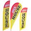 Open House Flag Banner Open House Feather Flag Kit