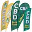 CBD Feather Banners CBD Feather Flag Kit