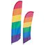 Rainbow Feather Banner Rainbow Feather Flag Kit