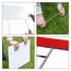 Stakes easily insert into the fluted corrugated plastic Stake assembly