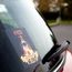 Catch the attention of other drivers with unique car window decals Unique Car Window Decals For Pizza Company
