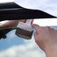 Clip the flag onto the window and roll the window up completely Base Connection