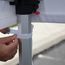Straps that wrap around the tent legs