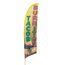 Taco/ burrito feather flag comes with a pole set and ground sleeve Taco burrito feather flag