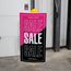 Bollard cover with 2-sided printing 2-sided bollard cover style