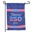 Garden flag on a garden pole