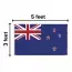 Country flags are 5' wide x 3' high