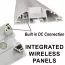 Integrated wireless panels that clip together