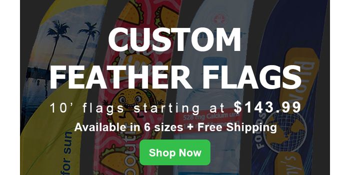 Custom Feather Flags